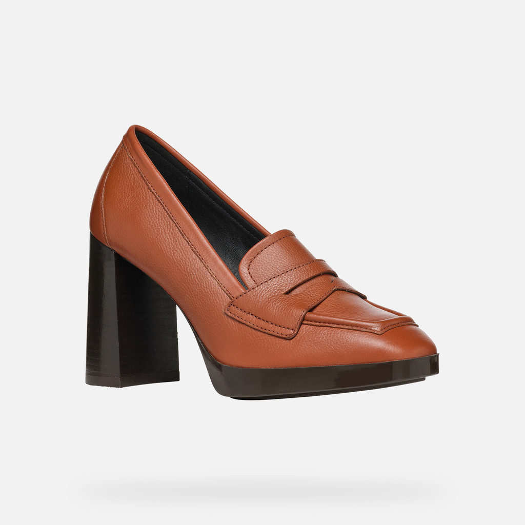 Geox D Teulada - Scarpe Mary Jane Donna - Pelle - Suola In Gomma - Traspiranti - Foto 2