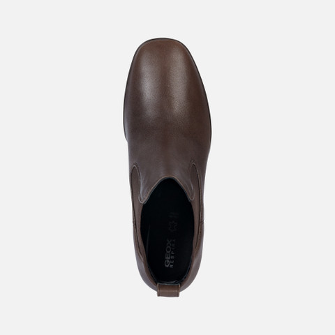 high-heel ankle boots TEULADA WOMAN Dark Brown - image number 5 | GEOX