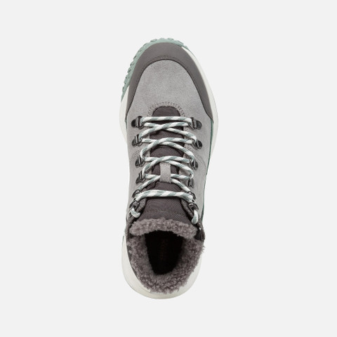 mid calf boots OLIVIERA + GRIP WOMAN Light grey/Dark stone - image number 5 | GEOX