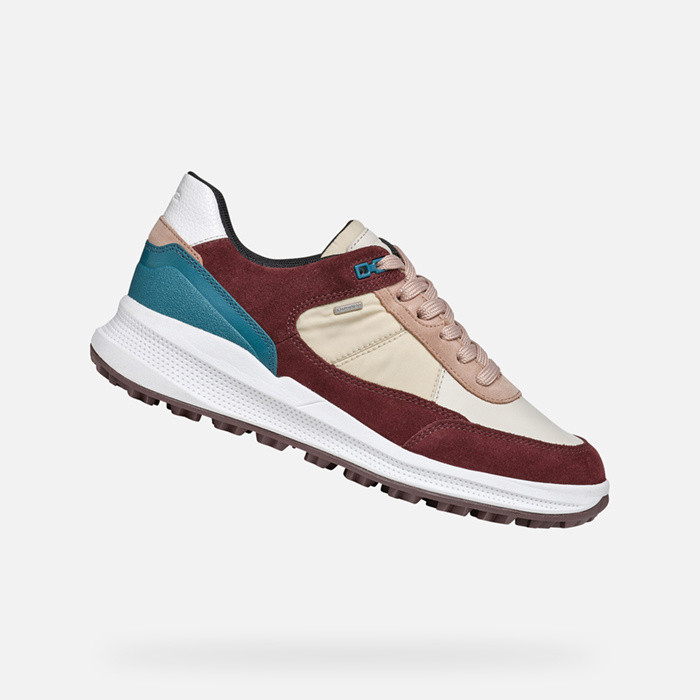 SNEAKERS MULHER PG1X ABX MULHER - BORDEAUX/BRANCO SUJO