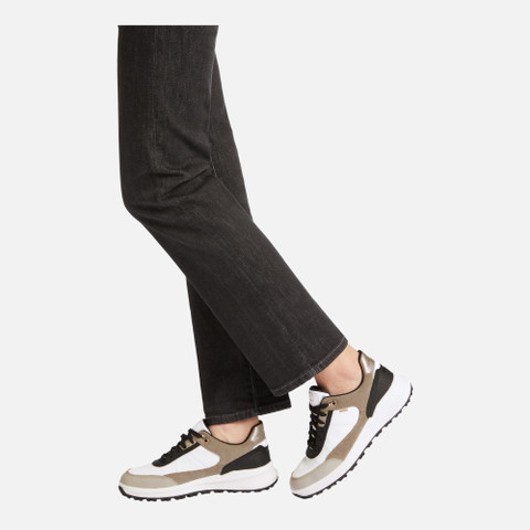 Waterproof trainers PG1X ABX WOMAN White/Light Taupe - image number 2 | GEOX