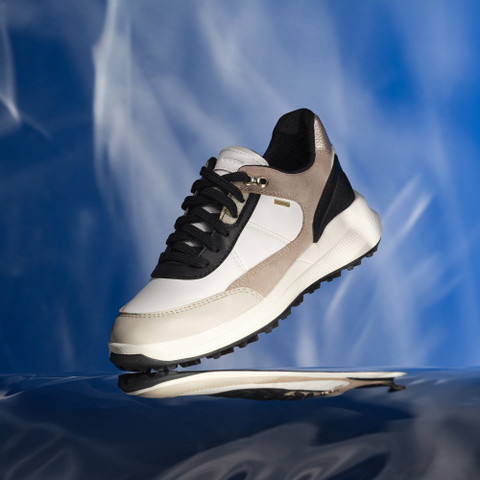 Waterproof trainers PG1X ABX WOMAN White/Lt Taupe - image number 9 | GEOX