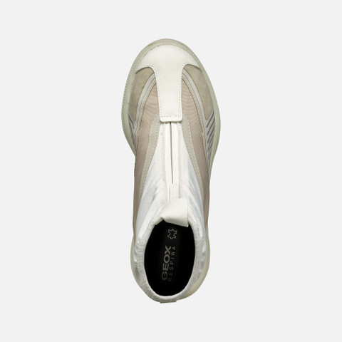 waterproof boots PG1X ABX WOMAN Light sand/Off White - image number 5 | GEOX