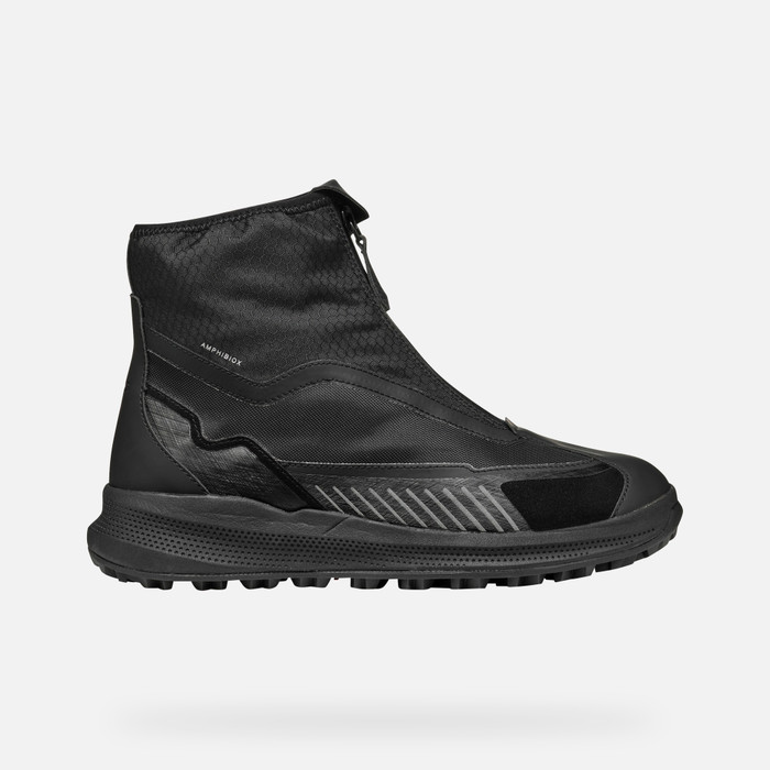 Geox® PG1X B ABX: Waterproof Boots black Woman | Geox® PLUS GRIP