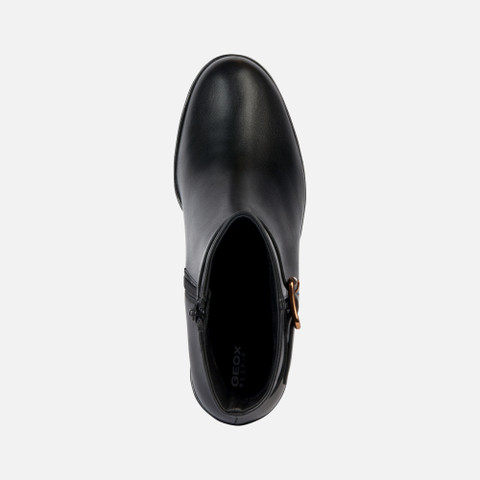 ankle boots with wedge MANILVA WOMAN Black - image number 5 | GEOX