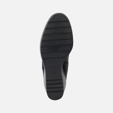 ankle boots with wedge MANILVA WOMAN Black - image number 6 | GEOX