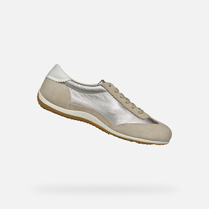 SNEAKERS FEMME VEGA FEMME - TAUPE CLAIR/OR CLAIR