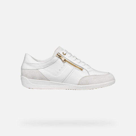 Low Top Sneakers MYRIA WOMAN White - image number 1 | GEOX