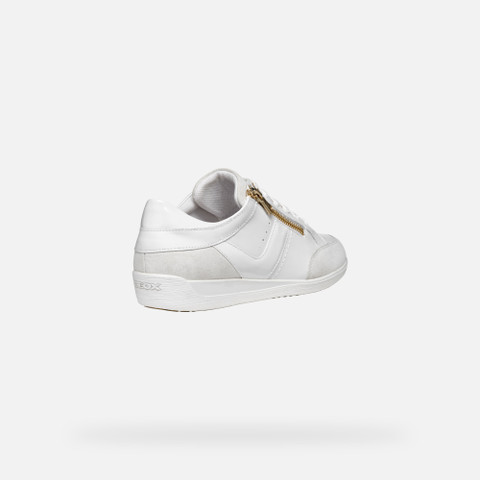 Low Top Sneakers MYRIA WOMAN White - image number 4 | GEOX