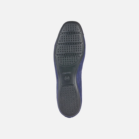 suede ballerina pumps ANNYTAH WOMAN Navy - image number 6 | GEOX
