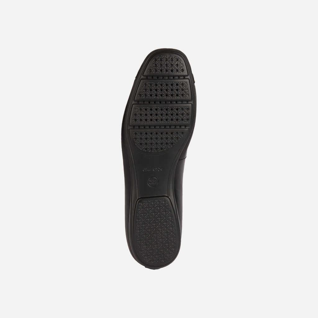 leather ballerina flats ANNYTAH WOMAN Black - image number 6 | GEOX