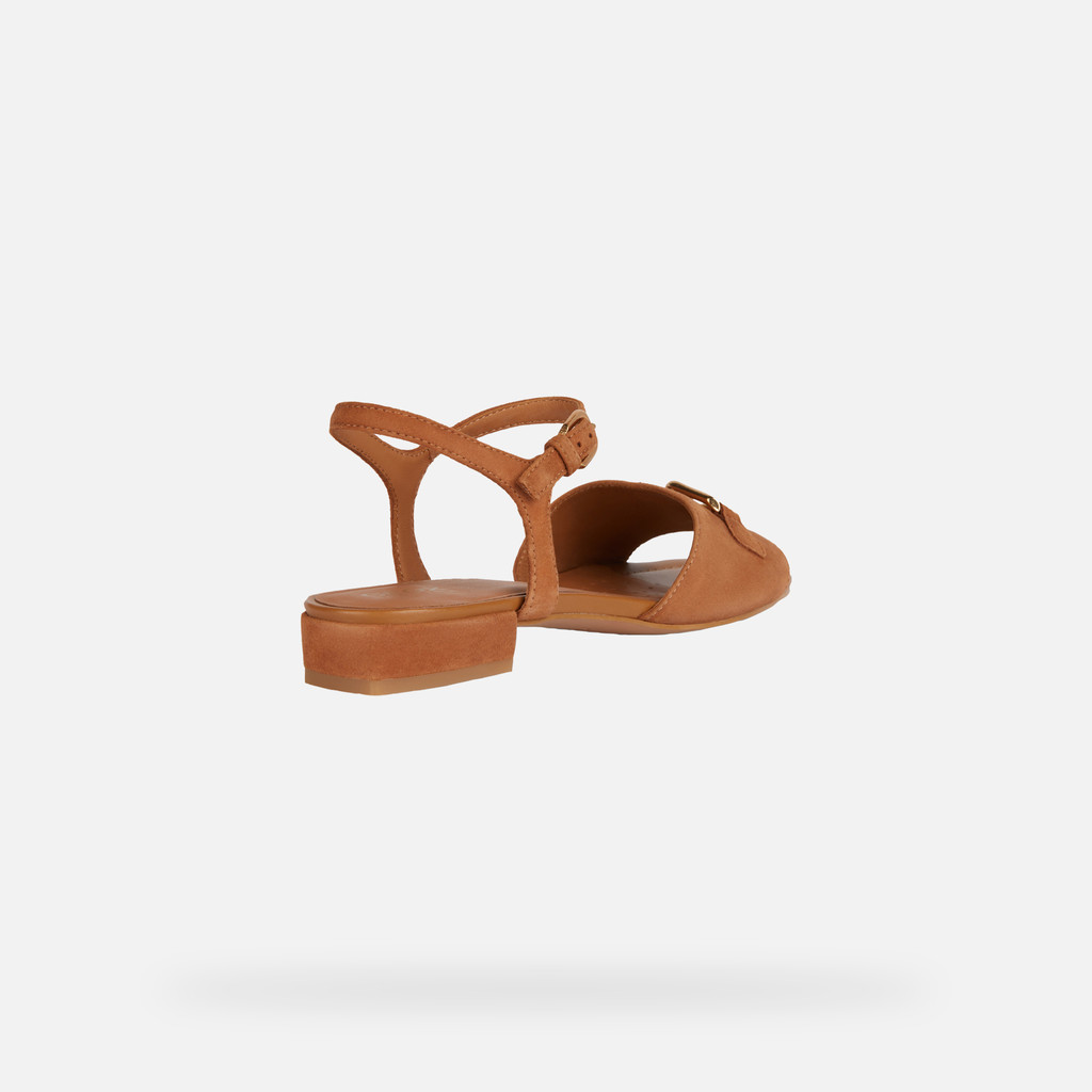 Low heel suede sandals best sale