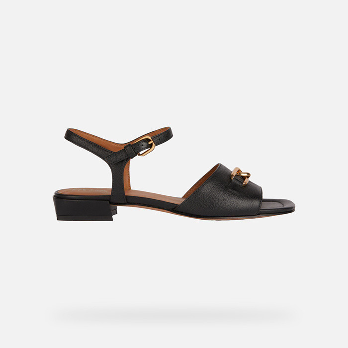 Low-heel sandals NEW ERAKLIA 15 WOMAN Black | GEOX