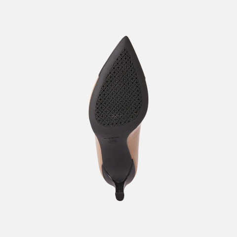 high-heel court shoes FAVIOLA WOMAN Beige/Black - image number 6 | GEOX