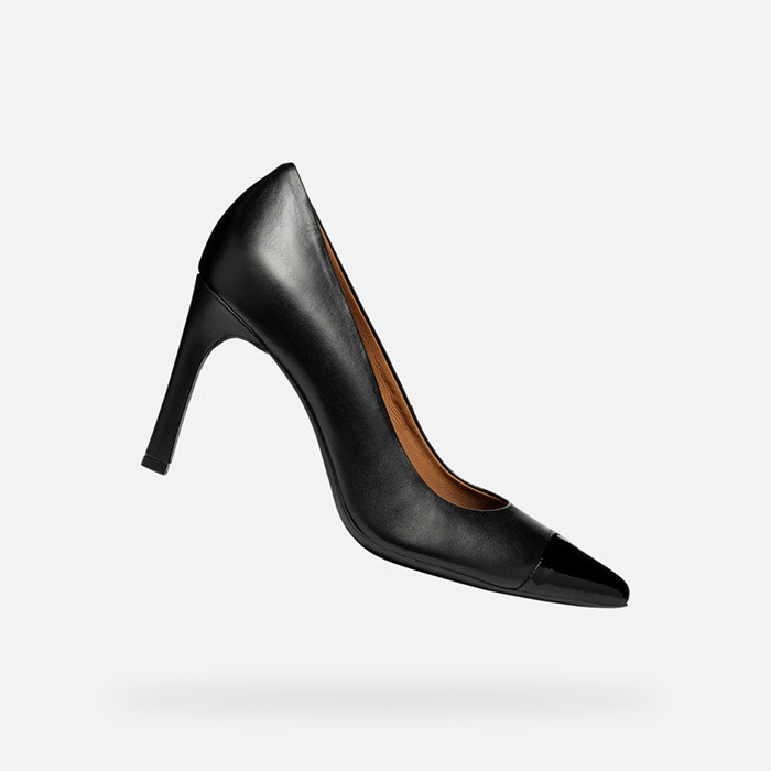High-heel court shoes FAVIOLA WOMAN Black | GEOX