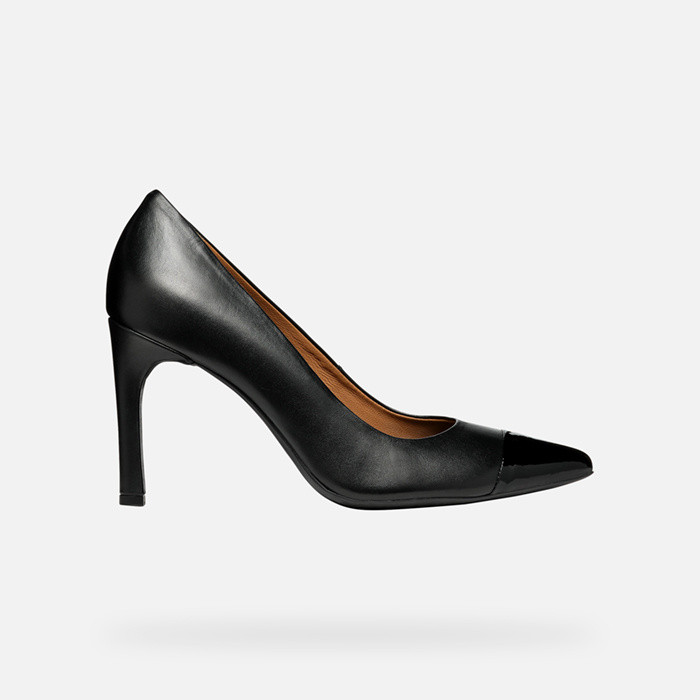 High-heel court shoes FAVIOLA WOMAN Black | GEOX