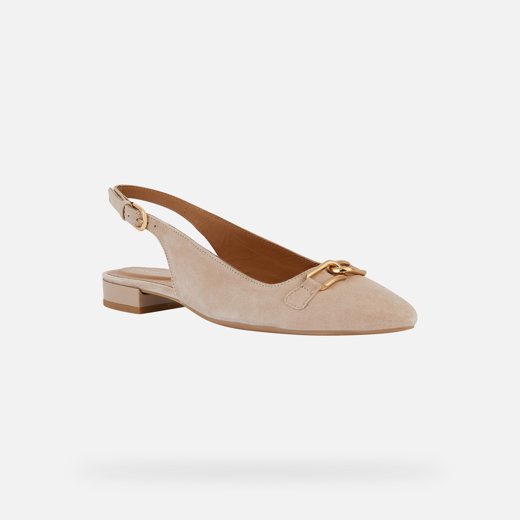 Geox® Charyssa Womens Nude Slingbacks With Low Heels Geox®