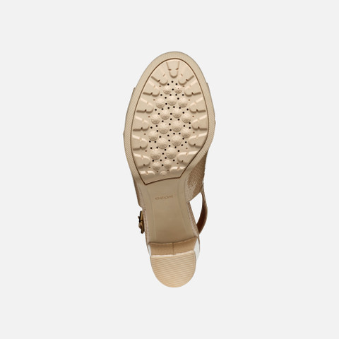 high-heeled sandals WALK PLEASURE 85S WOMAN Peach - image number 6 | GEOX