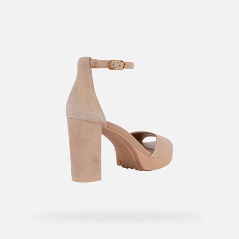 high-heeled sandals WALK PLEASURE 85S WOMAN Peach - image number 4 | GEOX