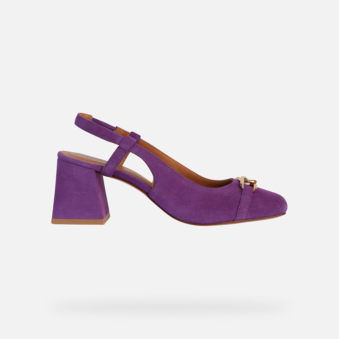 Zapatos de salón tacón medio CORONILLA MUJER Violeta | GEOX
