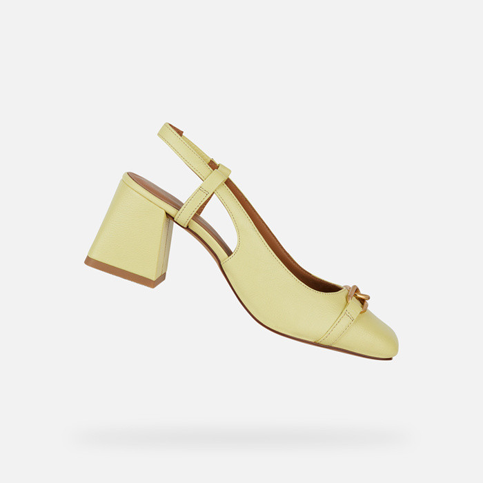 Medium heel pumps CORONILLA WOMAN Light Yellow | GEOX