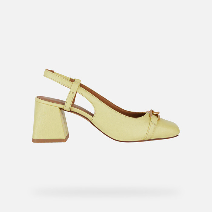 Medium heel pumps CORONILLA WOMAN Light Yellow | GEOX