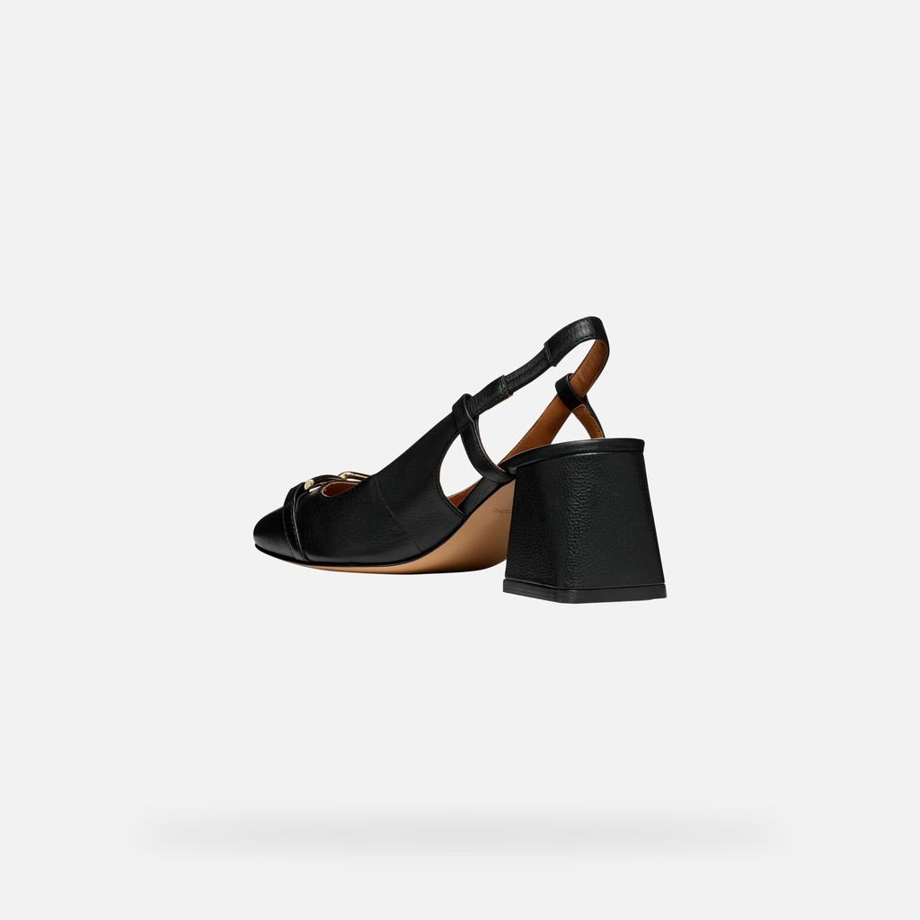 Medium heel pumps CORONILLA WOMAN Black - image number 3 | GEOX