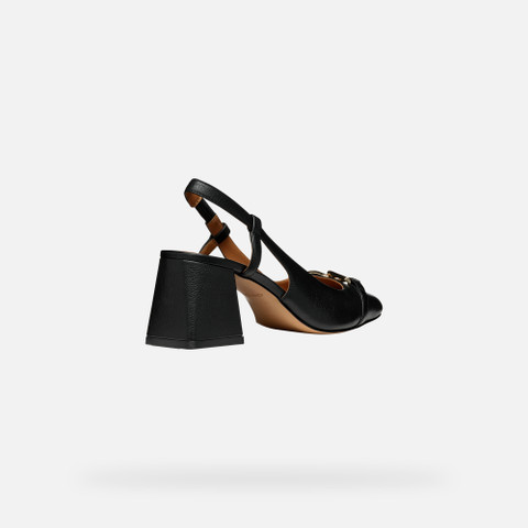 Medium heel pumps CORONILLA WOMAN Black - image number 4 | GEOX