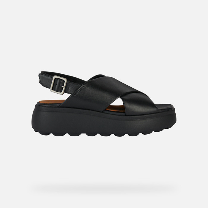 Platform sandals SPHERICA EC4.1 S WOMAN Black | GEOX