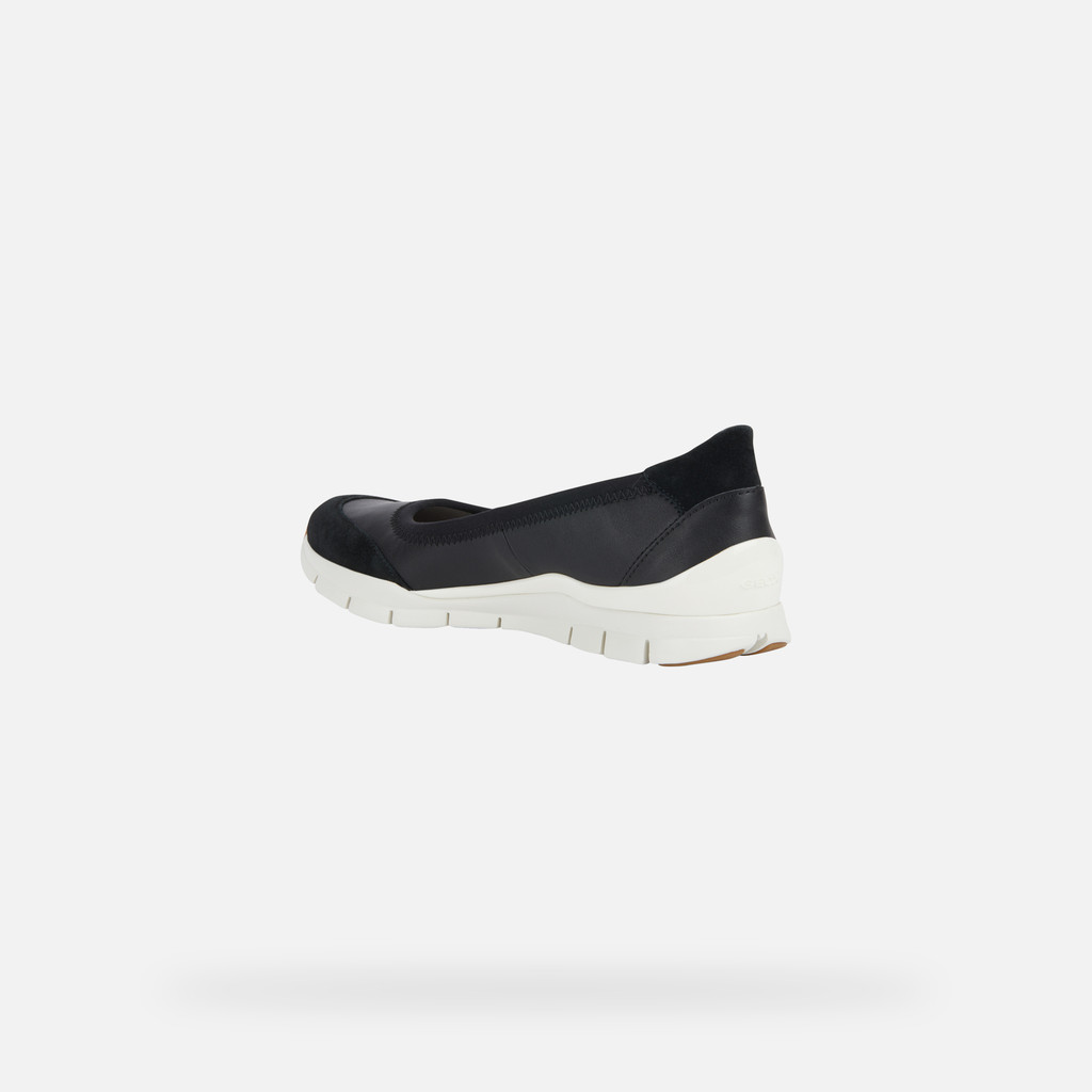 fabric ballet flats SUKIE WOMAN Black - image number 3 | GEOX