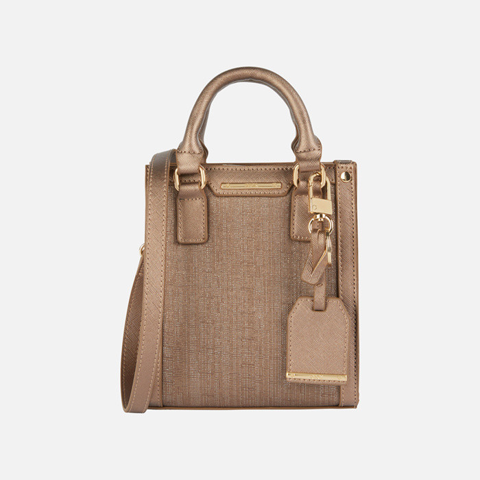 Handbag MEDILLA WOMAN Light Bronze | GEOX