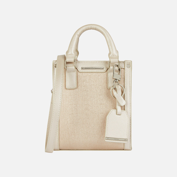 Handbag MEDILLA WOMAN Terracotta/Silver | GEOX