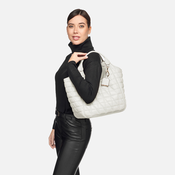 Shoulder bag DEMETHRI WOMAN White | GEOX
