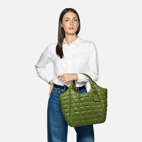 Shoulder bag DEMETHRI WOMAN Green - image number 6 | GEOX