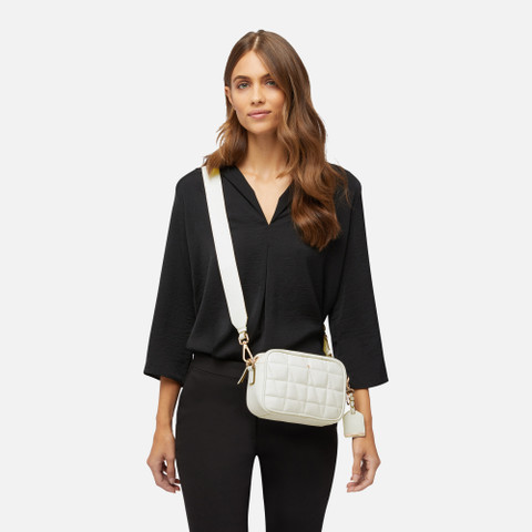 cross-body bag NARCISIA WOMAN White - image number 5 | GEOX