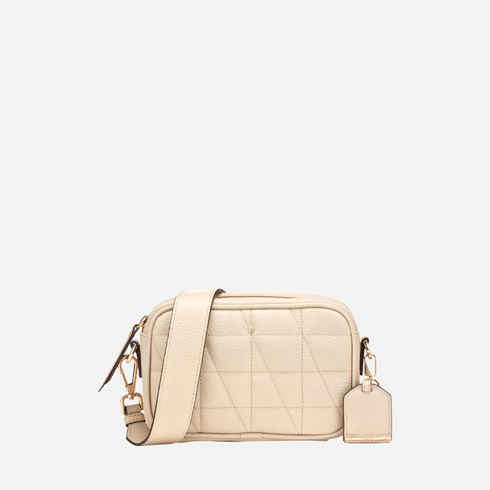 Sac à bandoulière NARCISIA FEMME Blanc cassé | GEOX