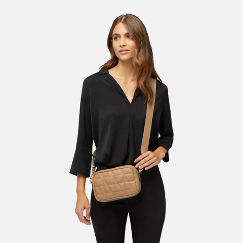 cross-body bag NARCISIA WOMAN Tan - image number 5 | GEOX