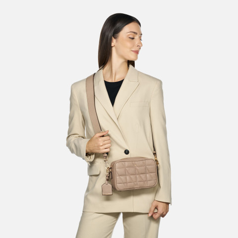 Cross-body bag NARCISIA WOMAN Light Taupe - image number 5 | GEOX