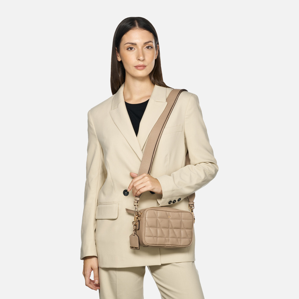 Cross-body bag NARCISIA WOMAN Light Taupe - image number 0 | GEOX