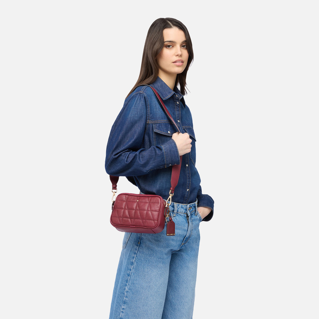 Cross-body bag NARCISIA WOMAN Bordeaux - image number 5 | GEOX