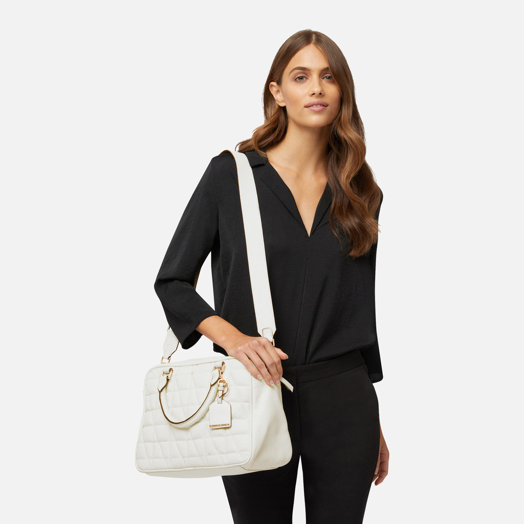 handbag NARCISIA WOMAN White - image number 7 | GEOX