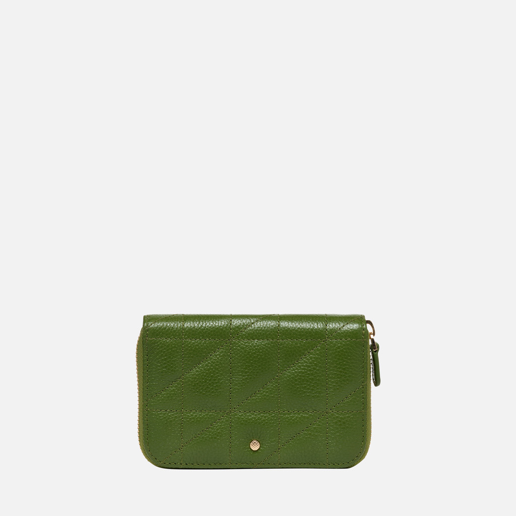 Wallet with zip WALLET WOMAN Green - image number 0 | GEOX