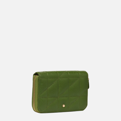 Wallet with zip WALLET WOMAN Green - image number 1 | GEOX