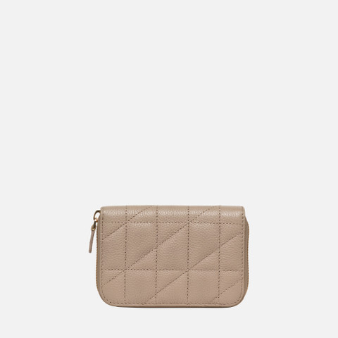 Wallet with zip WALLET WOMAN Light Taupe - image number 2 | GEOX