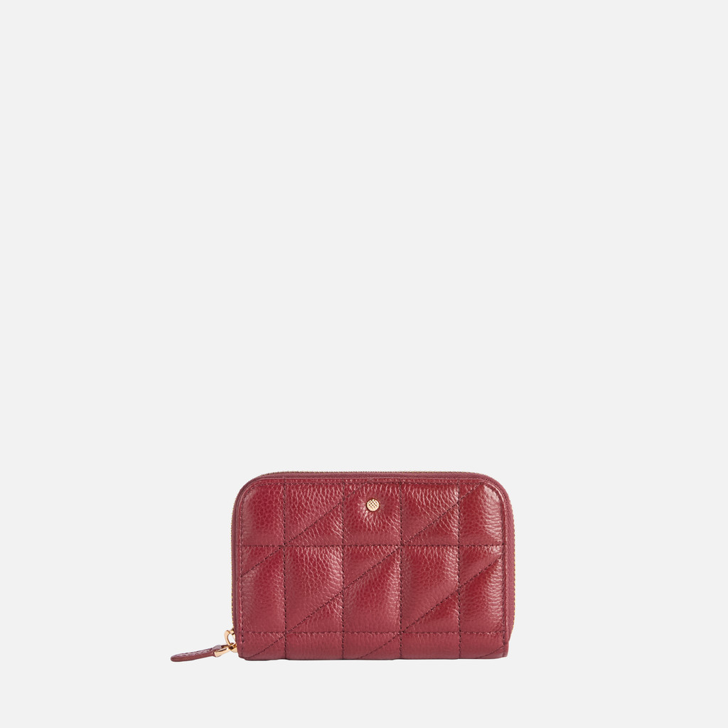Wallet with zip WALLET WOMAN Bordeaux - image number 0 | GEOX