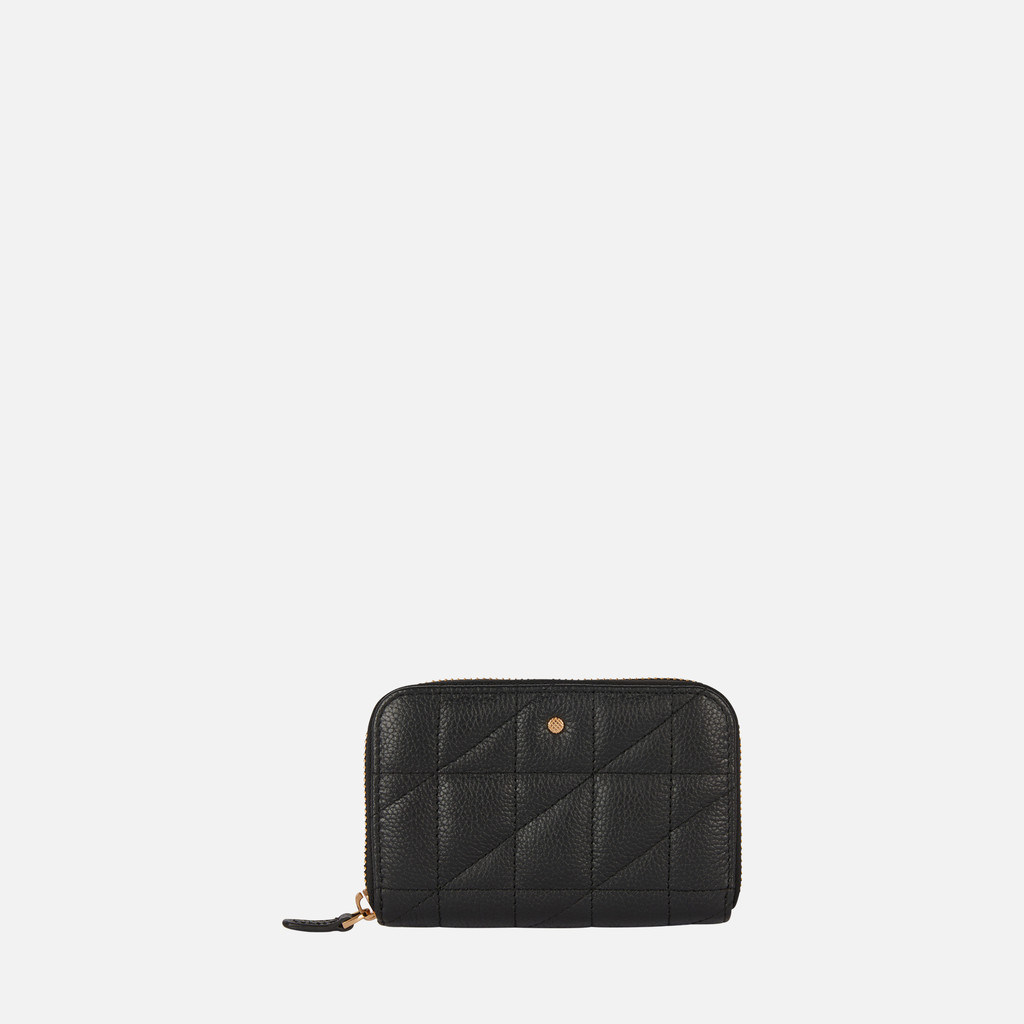 Wallet with zip WALLET WOMAN Black - image number 0 | GEOX