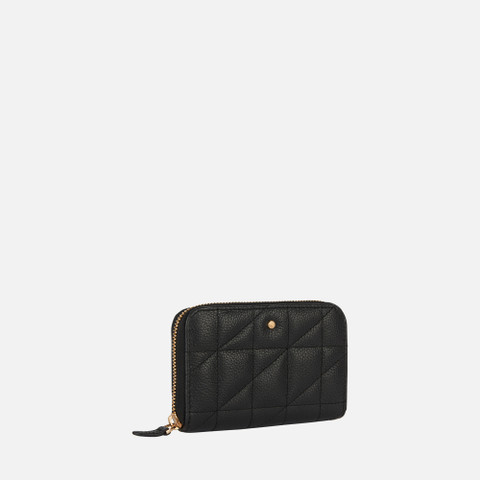 Wallet with zip WALLET WOMAN Black - image number 1 | GEOX
