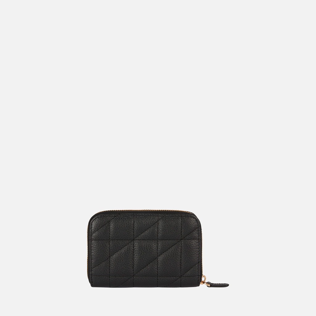 Wallet with zip WALLET WOMAN Black - image number 2 | GEOX
