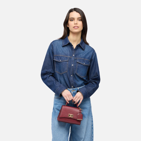 Handbag CICLAMINIA WOMAN Bordeaux - image number 6 | GEOX