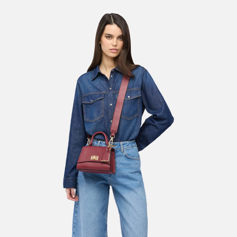 Handbag CICLAMINIA WOMAN Bordeaux - image number 1 | GEOX